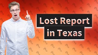 What if I lost my vehicle inspection report in Texas?