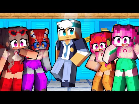 SOU O ÚNICO MENINO na ESCOLA DAS MENINAS no Minecraft