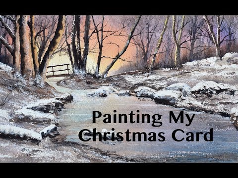 Thumbnail of Painting A Christmas Card and Changing the Season In Watercolour