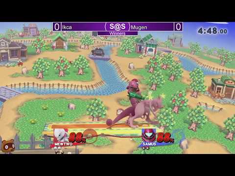 Smash@Sunken 33 Smash4 - Ikca (Mewtwo) vs Mugen (Samus) - SSB4 Winners