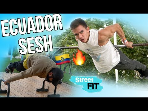 FREESTYLE CALISTHENICS SESH in Street Fit Ecuador + New West Coast Warrior 🔥