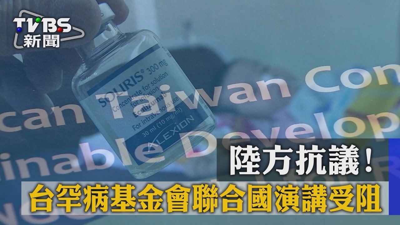 陸方抗議！　台罕病基金會聯合國演講受阻