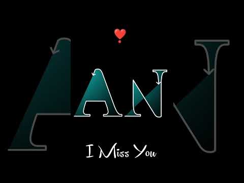 AN Love | Trending Name Art Video | Status 2022 | #Shorts #Shortvideo #youtubevirel | #NameArtVideo