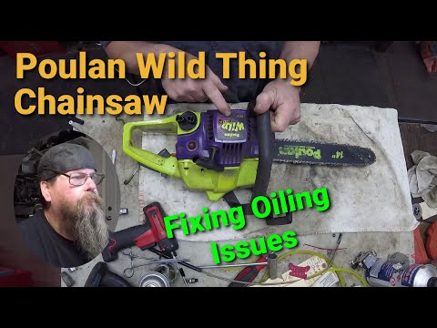 Poulan Wild Thing Chainsaw Oil Pump Repair