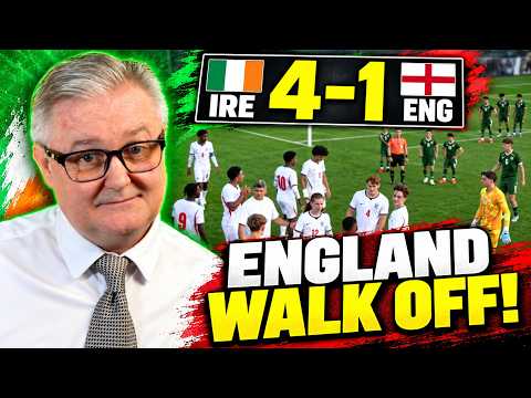 Ireland 4-1 Up and England Walk Off, Here's the Real Reason !!