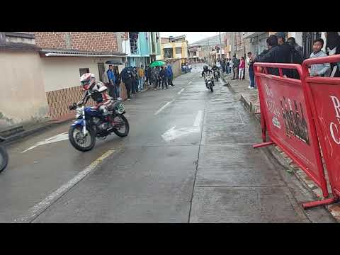 carreras motovelocidad yacuanquer  nariño categoría 115 elite