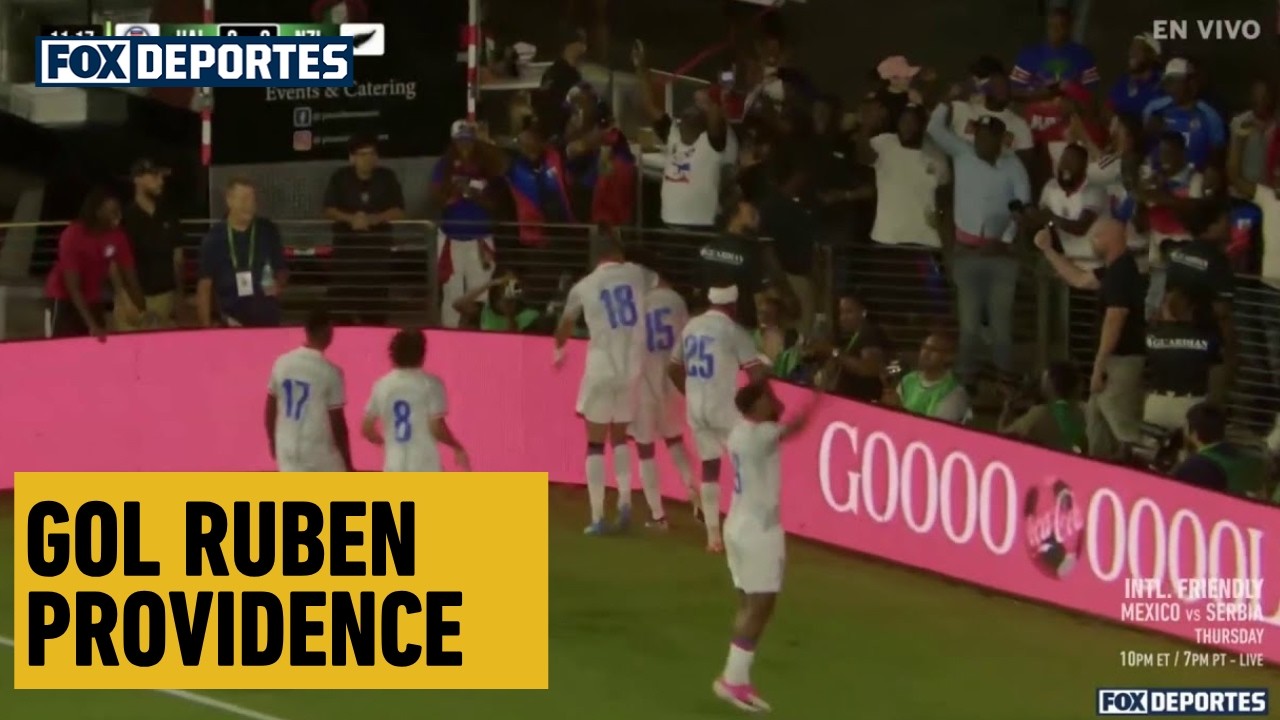 💪 GOL Ruben Providence | Haití 1-0 Nueva Zelanda | Amistoso Internacional 2026