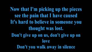Creed Away in Silence Lyrics