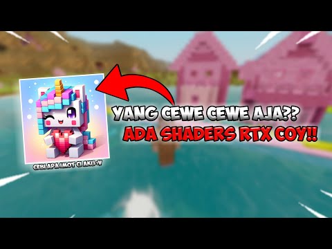Game MINECRAFT GRATIS KHUSUS CEWEK?? Sumpah Ada SHADERS RTX Realistic di Dalamnya!