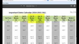 Valencia Calendar Tutorial