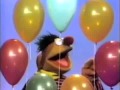 Classic Sesame Street Ernie And Grover Count Balloons