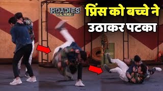 MTV Roadies Real Heroes : Prince Narula को बच्चे ने उठा कर पटका | Prince Take Down By A Contestant video