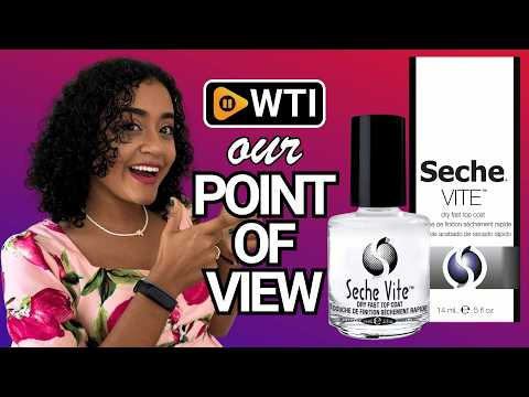 Seche Vite Dry Fast Top Coat – Quick Dry Clear Nail Polish Top Coat for High Gloss Shine - WTI product video review