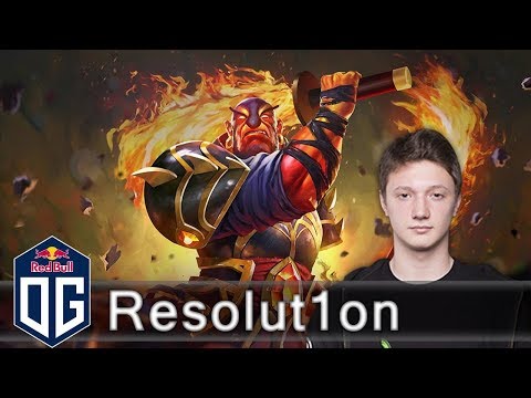 OG.Resolut1on Ember Spirit Gameplay - Ranked Match - OG Dota 2.