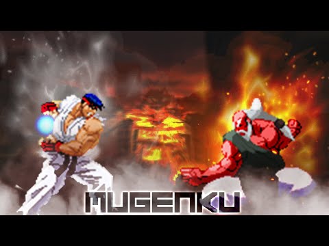 Ryu vs Shin Gouken. Close Battle! MUGEN