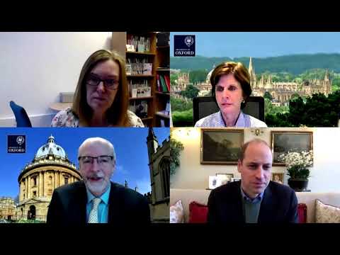 威廉王子祝賀牛津大學的疫苗創造者們 (Prince William congratulates Oxford vaccine creators)