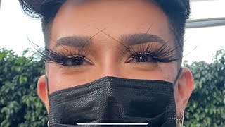 James Charles Wears THE WORLD LONGEST EYE LASHES & Speaks Friendship With Dixie D’Amelio & Addison !