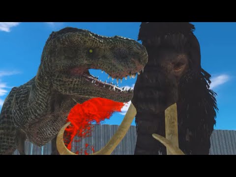 battle Carnivore Dinosaurs🦖 VS PREHISTORIC MAMMALS🐘 - Animal Revolt Battle Simulator