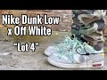 Nike Dunk Low x Off White “Lot 4 of 50” Review & On Feet
