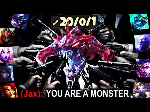 You think you know about 1v9? THINK AGAIN, Me & Cho'GOD vs 9 PEOPLE 🔥 LoL Top Cho'Gath s12 Gameplay