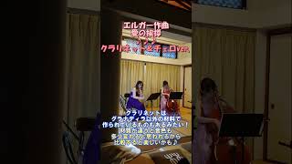 Download lagu 【世にも珍しい】E.エルガー作曲 愛の挨拶 クラリネット・チェロ二重奏版 【二重奏】 #shorts #チェロ #クラリネット #愛の挨拶 mp3