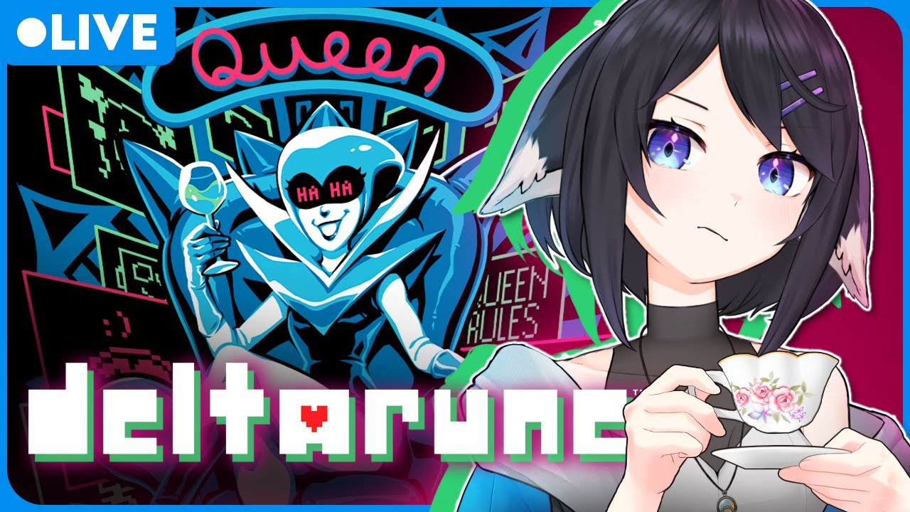 Fui convidada para um chá em DELTARUNE, e olha no que deu...