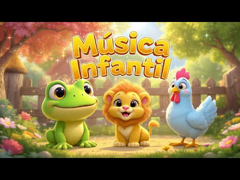Sapinho Feliz na Fazendinha Mágica! 🐸✨| Canção Infantil | Turma do Leão Léo