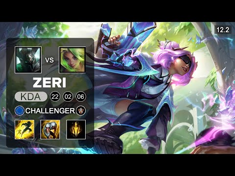 Zeri Top vs Mordekaiser - EUW Challenger - Season 12 Patch 12.2