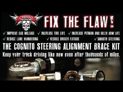 FIX THE FLAW! - Cognito Pitman & Idler Steering Braces