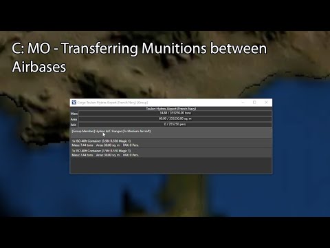 C: MO - Transferring Munitions between Airbases