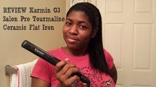 REVIEW: (+DEMO) Karmin G3 Salon Pro Tourmaline Ceramic Flat Iron/Hair Straightener