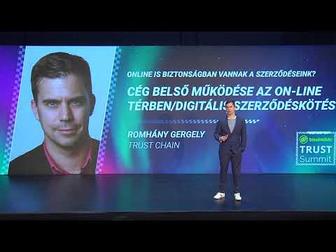 Bizalmi Kör Trust Summit - Romhány Gergely