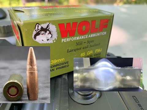 5.45x39mm, 65gr FMJ Heavy Ball, Wolf Mil-Spec