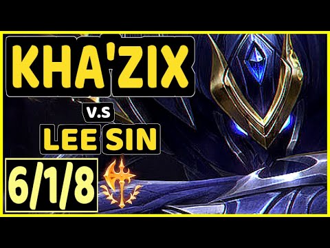HY0G4 (KHA'ZIX) vs LEE SIN - 6/1/8 KDA JUNGLE CHALLENGER GAMEPLAY - BR