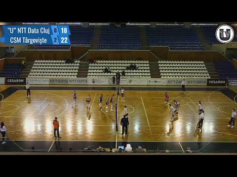 Volei feminin: ”U” NTT Data Cluj-Napoca - C.S.M. Târgoviște