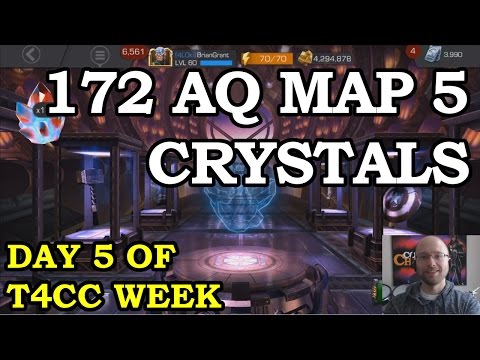 Day 5 of T4CC Week - 172 AQ Map 5 Crystals | Marvel Contest of Champions Crystal Opening