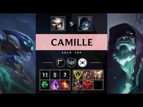 Camille Top vs Yorick - KR Challenger Patch 25.08