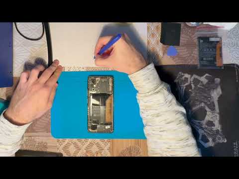 Xiaomi POCO F3 battery replacement tutorial (original service pack battery)