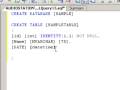 SIMPLE SQL DATABASE AND TABLE CREATION ...