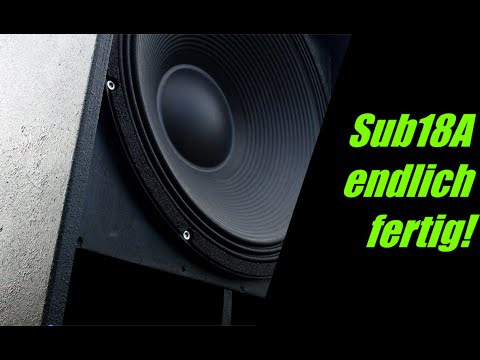 Verarbeitung Tuff Cab Strukturlack|Sub18 Aktiv endlich auf dem Prüfstand|  1500W PA Aktiv Subwoofer