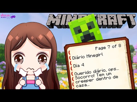 Diário Minegirl - O CREEPER INVADIU NOSSA CASA NO MINECRAFT • E4