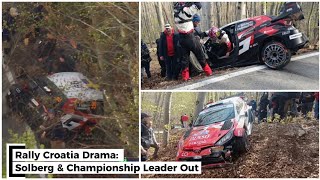 Oliver Solberg and Elfyn Evans out at Rally Croatia 2026: Double shock at the start – 