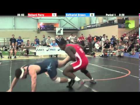 86 KG Richard Perry vs  Nathaniel Brown