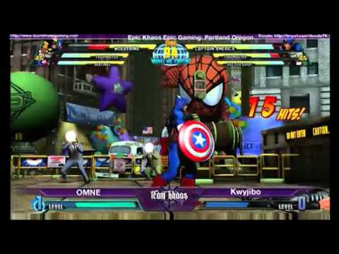 Epic Khaos March MvC3 Singles - OMNE vs Kwyjibo