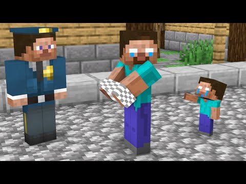 Baby Herobrine's Family Reunion - Minecraft Animation
