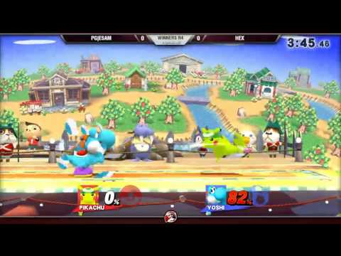 VS Weekly 8/4/16 - Winners R4 - Hex (Yoshi) vs. Esam (Pikachu) - Smash 4