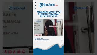 Panik Tak Bisa Kabur! Pria Pembobol Mesin ATM di Bekasi Terjebak Dikunci Warga