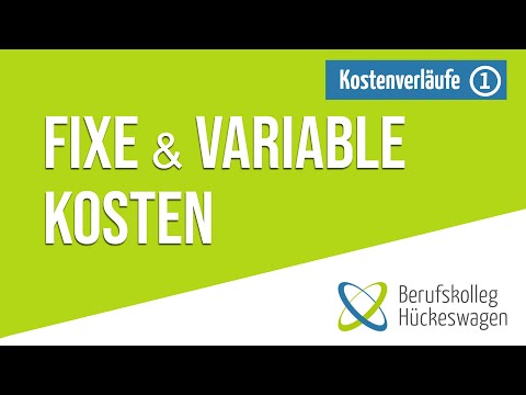Fixed, variable costs & total costs explained simply | Calculating & drawing using an example