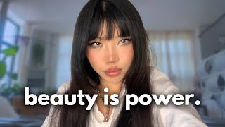 glowing up in a lookist society, "you but better" makeup tutorial, princess treatment, my outfit