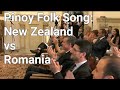 Filipino Song:  New Zealand vs Romania (Rosas Pandan by George G. Hernandez - Arranger)